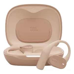Austi JBL Sense Lite Bezvadu Ausu Piekare Mūzika Bluetooth Bēšā