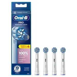 Toothbrush Heads Oral-B Sensitive 4 pcs White