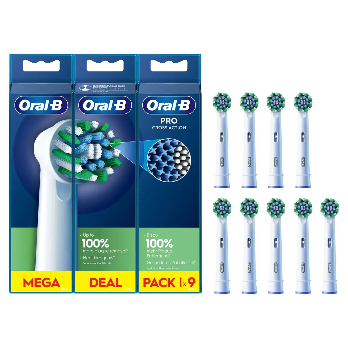 Oral-B CrossAction Zobu birstes galviņas 9 gab. Photo 3