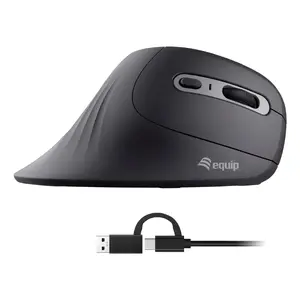 Мышка Equip 245119 USB Type-A USB Type-C Оптическая 7200 DPI