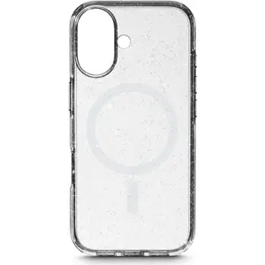 Protective cover White Diamonds Cover Mag Glitter White Diamonds for Apple iPhone 17 Transparent