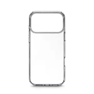Transparent mobile phone cover by white diamonds for Apple iPhone 17 Pro Max