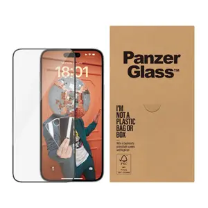 Ekrāna aizsargs PanzerGlass iPhone 15 Plus Ultra-Wide Fit EasyAligner Uzticams pret triecieniem