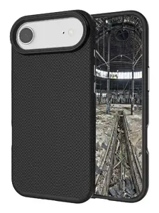JT BERLIN Pankow Solid MagSafe telefona vāciņš priekš Apple iPhone 17 Air — melns, PC+TPU, priekš 6.5" ekrāna