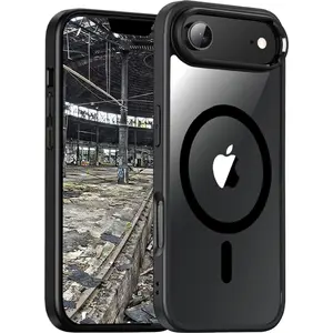 Чехол jt berlin BackCase JT Berlin Pankow Hybrid MagSafe для Apple iPhone Air, черный/прозрачный