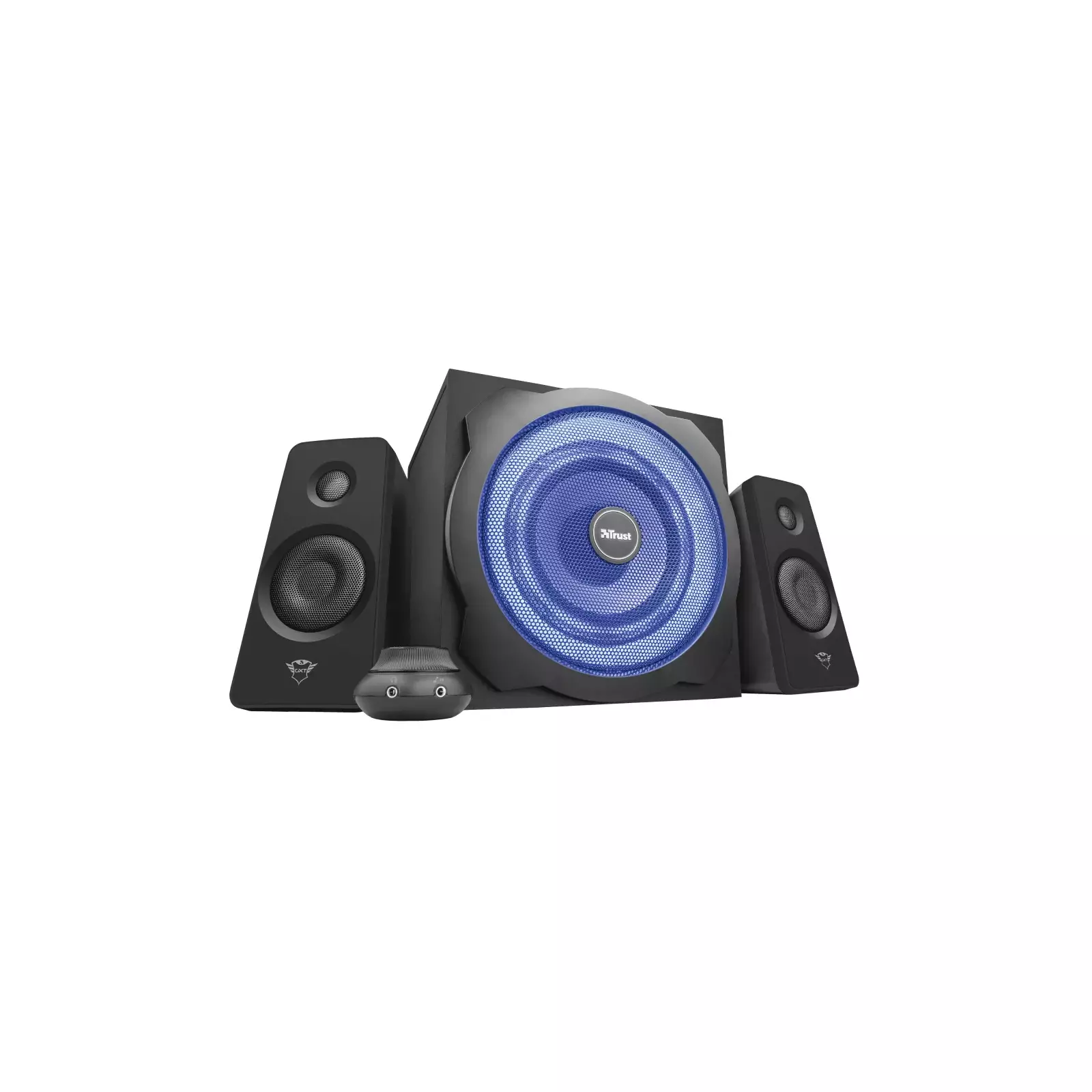 Trust illuminated speaker set best sale gxt 628