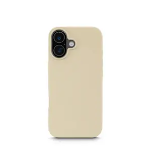 Cover Hama Fantastic Feel iPhone 17 Beige Monochromatic