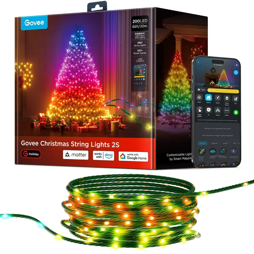 Virtenes gaismas Govee H80C4 20 m RGBWIC Photo 8