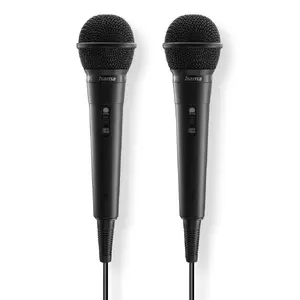 Karaoke mikrofons Hama Karaoke Black