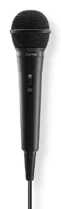 Hama Party Dynamic Microphone Black Wired 3.5 mm Jack 100-10000 Hz -75 dB 2.5 m Cable