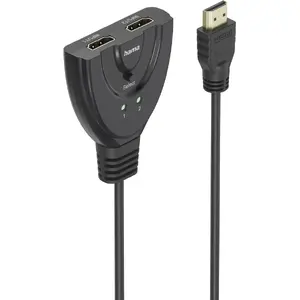 HDMI switch HAMA 00305019 4K 2x1 with 2 HDMI sockets and 1 HDMI plug