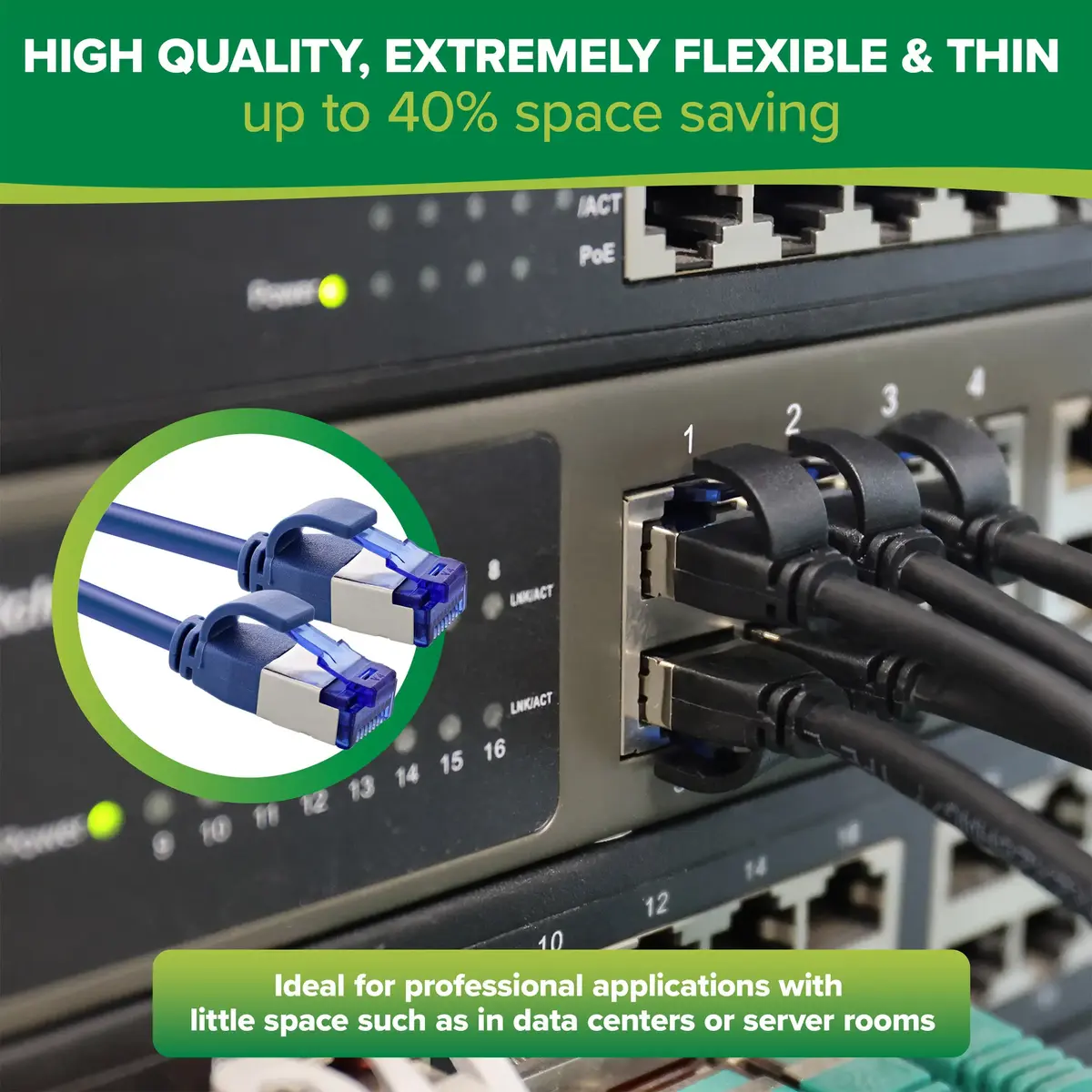 InLine 74955 Cat6a RJ-45 Networking Cable Photo 10