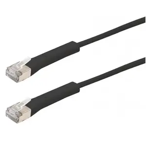 Networking Cable CUC Exertis Connect 854012 0.5m Cat6a F/FTP Black