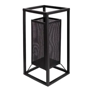 Lantern ArtFlow Livio 20×20×40 cm black — outdoor decorative lantern