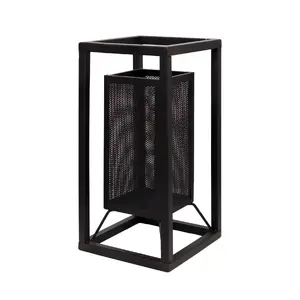 Lantern ArtFlow Livio 16x16x31 cm black – decorative outdoor lantern