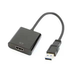 USB графический адаптер Gembird A-USB3-HDMI-02 1920 x 1080 пикселей Черный