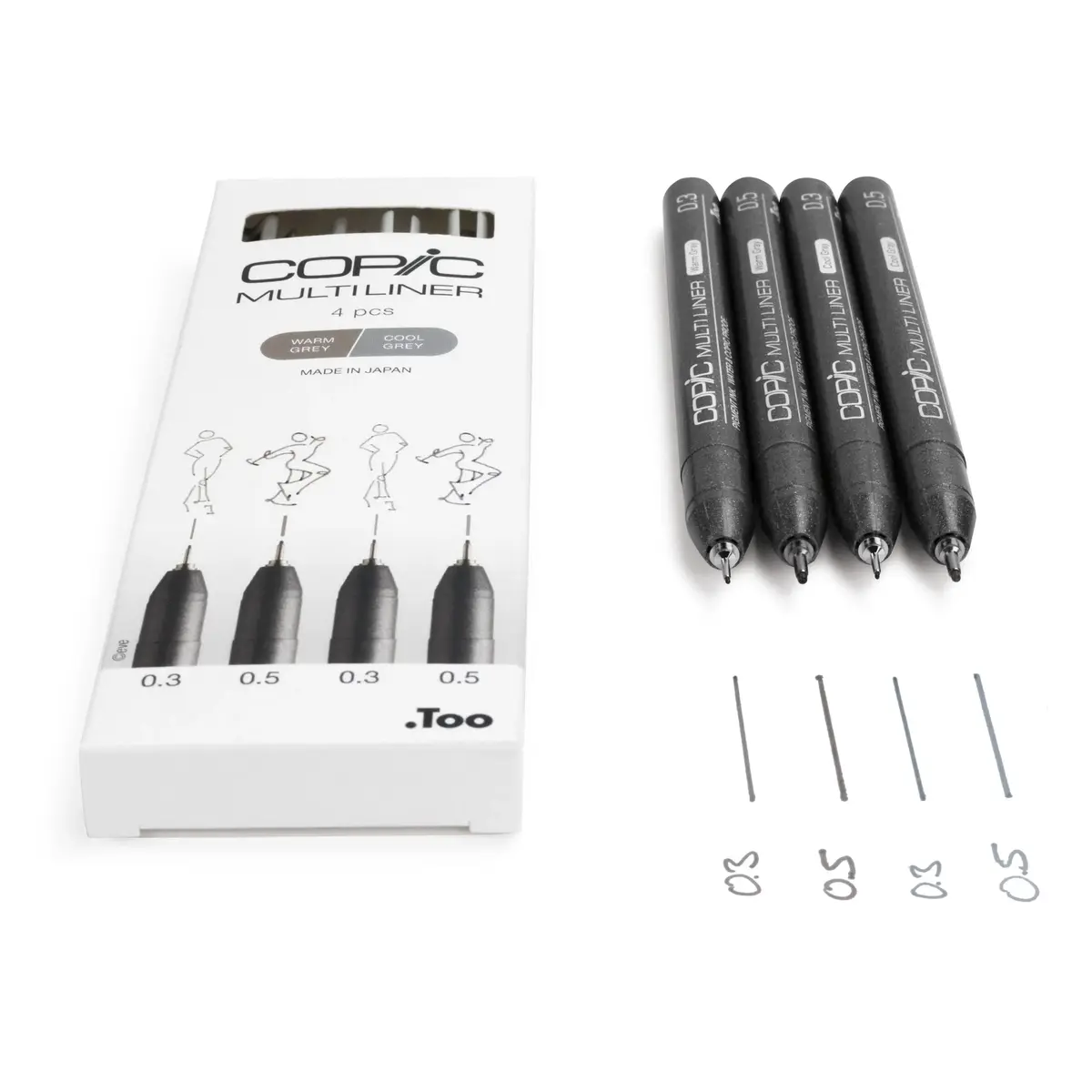 Copic Multiliner fineliner Multi Cool gray Warm gray Photo 2