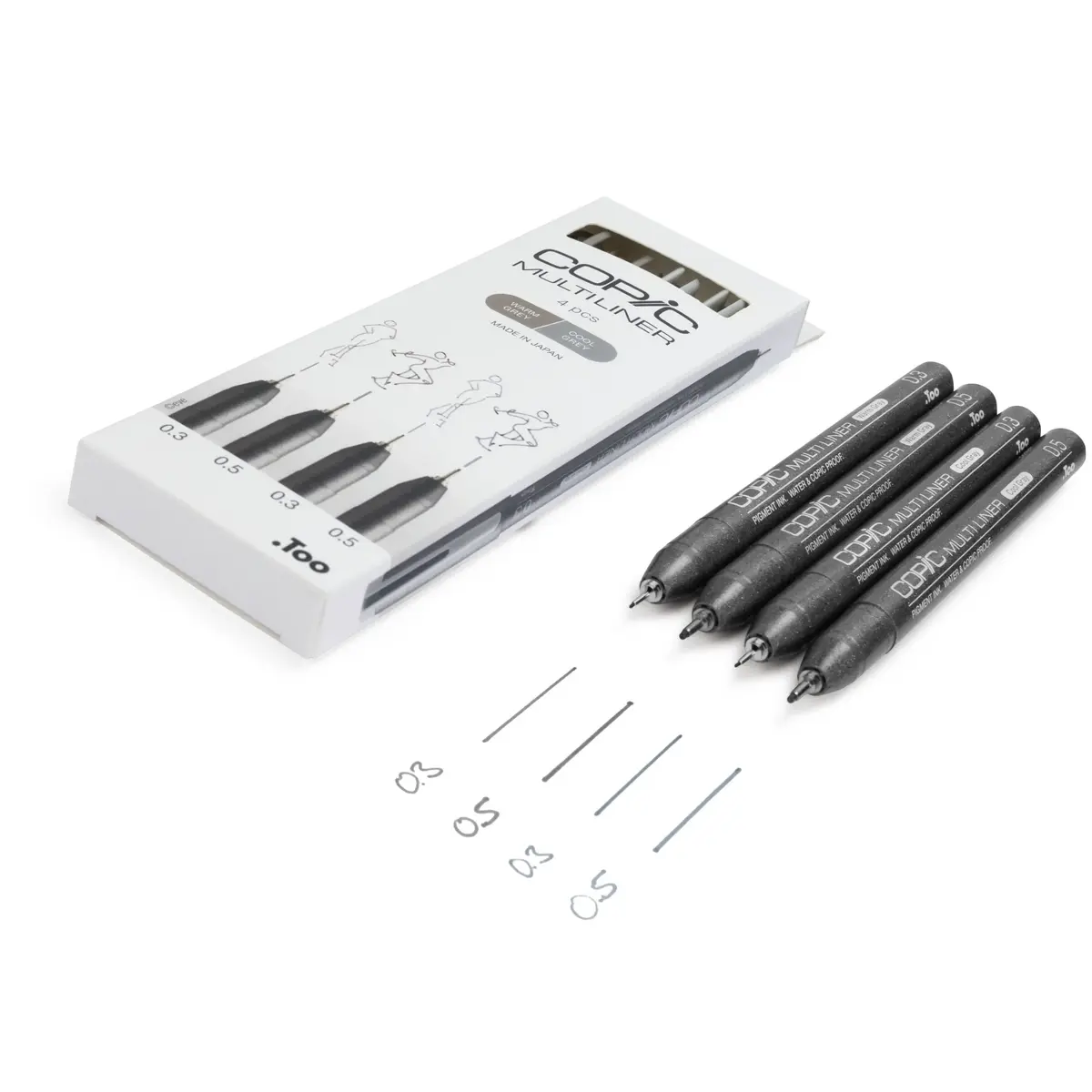 Copic Multiliner fineliner Multi Cool gray Warm gray Photo 3