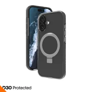Mobile phone cover dbramante1928 Iceland Ultra D3O MS Kick for Apple iPhone 17, transparent, plastic
