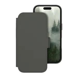 Folio phone case dbramante1928 Lynge MS ICON for iPhone 17, green, 3 card pockets