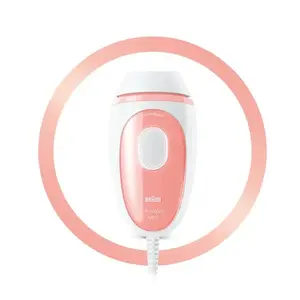 Braun Silk-expert Mini PL1000 IPL Интенсивный импульсный свет Удаление волос Розовый Белый