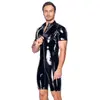 Men's vinyl short playsuit Black Level 28905771721 Photo 3