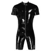 Men's vinyl short playsuit Black Level 28905771721 Photo 7
