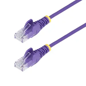 StarTech 10м Пурпурный тонкий интернет-кабель CAT6 UTP LSZH 28AWG RJ45 сетевой патч-корд