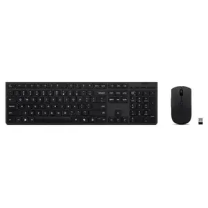 Wireless Keyboard and Mouse Lenovo Professional 4X31R64345 Rechargeable AI — combo, wireless recharge