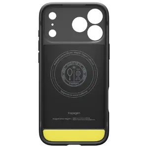 Protective phone case Spigen Rugged Armor Mag MagSafe for iPhone 17 Pro, Matte Black