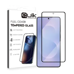 Tempered Glass Screen Protector Quik for Samsung Galaxy S25 Edge — Full Cover, 9H Hardness, Anti-Scratch