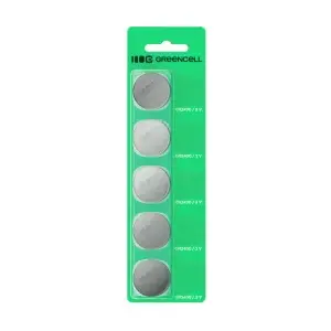 Coin Cell Battery Green Cell CR2430 3V — 5-pack