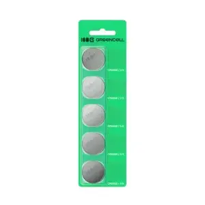 Coin cell battery Green Cell CR2450 3V — lithium, 5 pack