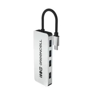 USB hub Green Cell HUB-GC-C4A — 4-port USB-C 3.0 hub