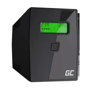 Uninterruptible Power Supply (UPS) Green Cell Line-Interactive 0.85 kVA / 480 W, 2 AC outlets, USB, 12 V 9 Ah battery