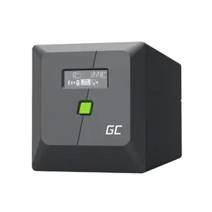 Green Cell Line-Interactive Uninterruptible Power Supply 1 kVA 600 W with 4 Type F AC Outlets and Tower Form Factor