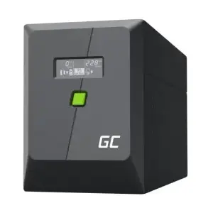 Neaizvietojams barošanas avots Green Cell UPSLP1400 2 kVA 1400 W 4 AC kontaktligzdas, 2×12 V 9 Ah akumulators