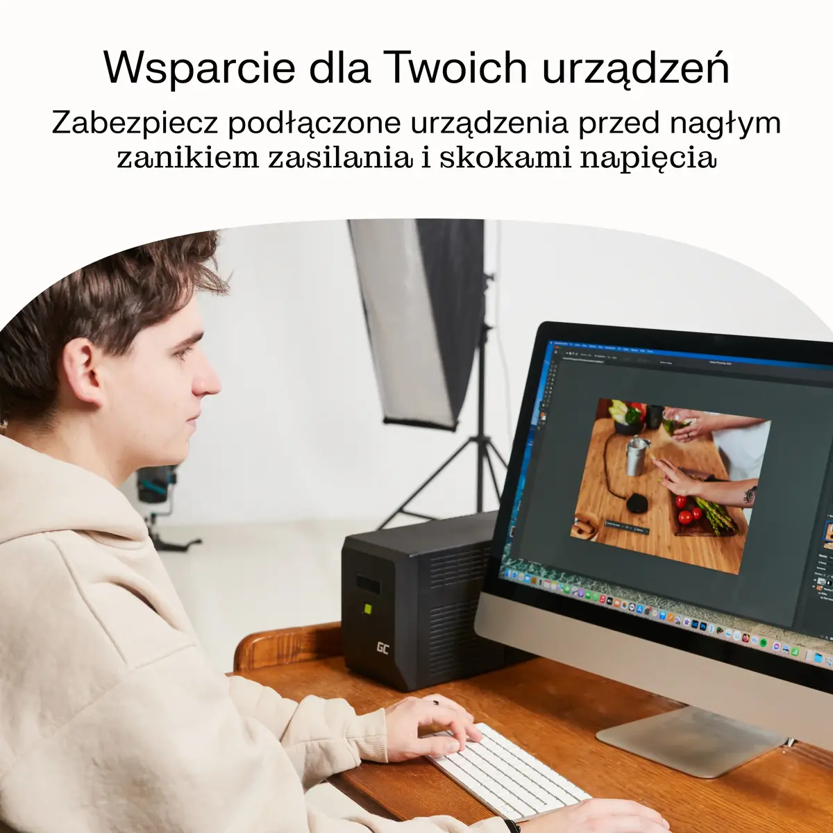 ИБП Green Cell 2 кВА 1400 Вт Источник бесперебойного питания Photo 4