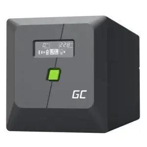 Uninterruptible Power Supply Green Cell UPSLP700 1 kVA (700 W) Line-Interactive, 4 AC outlets, USB, 2×12 V 7 Ah batteries