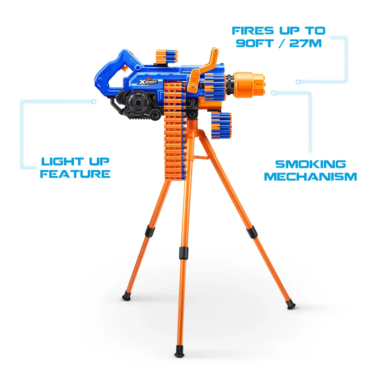 Toy blaster ZURU XSHOT Insanity Smoking Barrel Blaster Photo 4