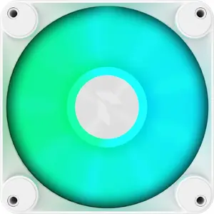 Cooling fan APNX FP1-Q 120 PWM ARGB-WT 120mm, PWM control, ARGB lighting, white frame