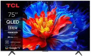 Телевизор TCL 75P81K 75" QLED 4K дисплей, класс энергопотребления F