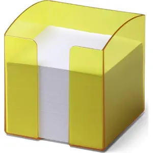 Sticky Notes Container Durable 1701682004 90×90 mm Transparent Yellow, 800 sheets