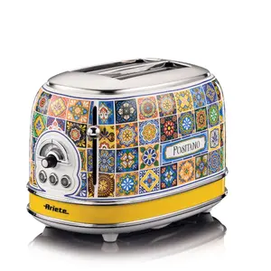 Toaster Ariete 0155/1P 2 slice 815 W Multicolour Yellow