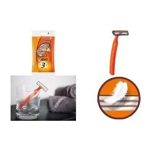 Disposable razor BIC SENSITIVE, pack of 8, sensitive-skin design