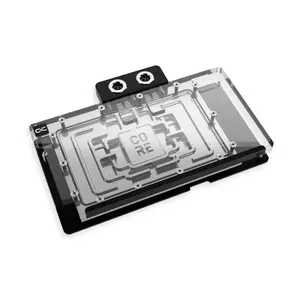 Backplate Alphacool 10269 Acrylic Aluminium Chrome Copper Nylon Black 155.5x235.9x34mm