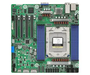 Motherboard ASROCK TURIND8UD-2T/X550 - AMD SoC, Socket SP5, 8x DIMM, up to 256 GB, 10GbE Intel X550-AT2