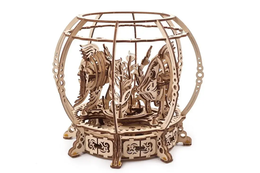 UGears Akvārijs Mehāniskā Modeļa 3D puzle Photo 5