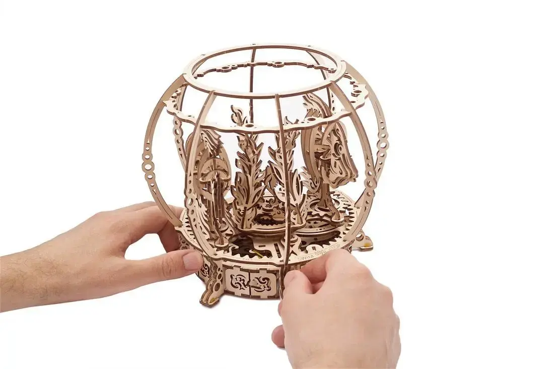 UGears Akvārijs Mehāniskā Modeļa 3D puzle Photo 9