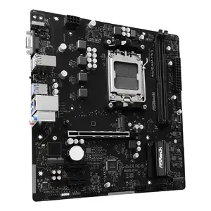 Материнская плата ASRock A620AM-HVS Micro ATX — чипсет AMD A620A, Socket AM5, DDR5, 2 DIMM, до 128 ГБ, HDMI 2.1, M.2 2280